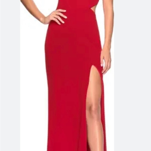 La femme Red Formal Dress Size 0 - Picture 1 of 13